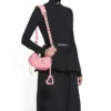 Sac à bandoulière Le Cagole XS « Pink » 6713091VG9Y5812