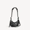 Sac à bandoulière Le Cagole XS pour femme, noir Sac à bandoulière Le Cagole XS pour femme, noir