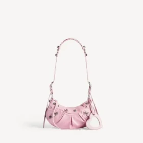 Sac à bandoulière Le Cagole XS pour femme, rose clair