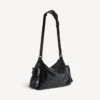 Sac à bandoulière multipoches City pour homme, taille moyenne, noir
