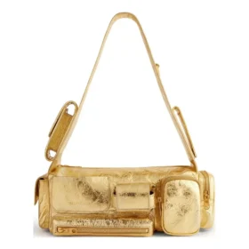 Sac bandoulière Superbusy Xs métallisé « Gold » 7625162AAVI8018
