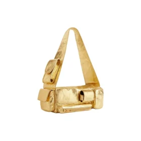 Sac bandoulière Superbusy Xs métallisé « Gold » 7625162AAVI8018