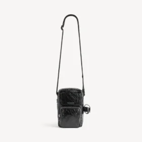 Sac à bandoulière vertical « Superbusy » pour homme, noir