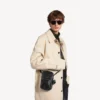 Sac à bandoulière vertical « Superbusy » pour homme, noir