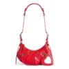 Sac à bandoulière Xs Le Cagole « Tomato Red » 6713091VG9Y6534