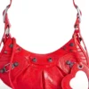 Sac à bandoulière Xs Le Cagole « Tomato Red » 6713091VG9Y6534