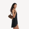 Sac bowling Bolero Mini pour femme, beige/moka