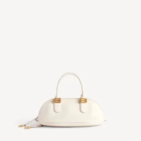 Sac bowling Bolero Mini pour femme, couleur crème