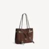 Sac cabas Bel Air pour femme, taille moyenne, couleur espresso clair