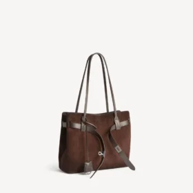 Sac cabas Bel Air pour femme, taille moyenne, couleur espresso clair