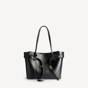 Sac cabas Bel Air pour femme, taille moyenne, noir