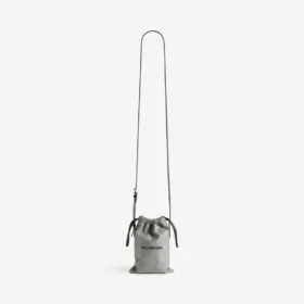 Sac cabas pour homme avec porte-téléphone, gris Balenciaga