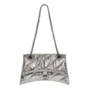 Sac à chaîne Crush petit format matelassé « Silver » 716351210IW8110