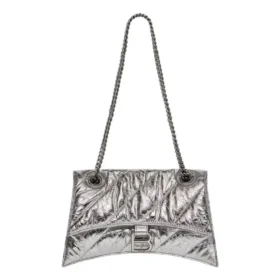 Sac à chaîne Crush petit format matelassé « Silver » 716351210IW8110