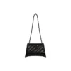 Sac à chaîne moyen Crush matelassé « Noir » 716393210IY1000