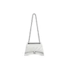 Sac à chaîne moyen Crush matelassé « Optic White » 716393210J09001