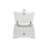Sac à chaîne moyen Crush matelassé « Optic White » 716393210J09001