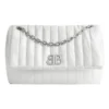 Sac à chaîne moyen Monaco matelassé « Off White » 7659452AASE9106