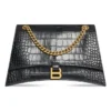 Sac à chaîne moyenne Crush Crocodile « Black » 716393210IX1000