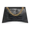 Sac à chaîne moyenne Crush Crocodile « Black » 716393210IX1000