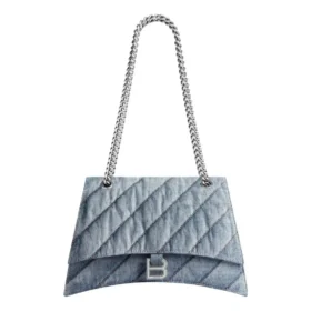 Sac à chaîne moyenne Crush matelassé « Blue » 7163932AAGX4661