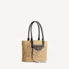 Sac City Basket Medium pour femme, couleur naturel/noir