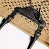 Sac City Basket Medium pour femme, couleur naturel/noir