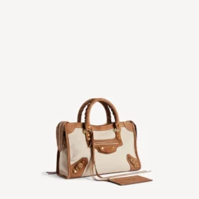 Sac « City » petit format pour femme, beige/camel
