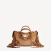 Sac City petit format pour femme, couleur camel Sac City petit format pour femme, couleur camel