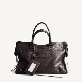 Sac City pour femme, grand format, couleur espresso