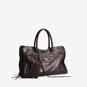 Sac City pour femme, grand format, couleur espresso