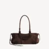 Sac City pour femme, modèle East-West, couleur espresso clair Sac City pour femme, modèle East-West, couleur espresso clair