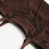 Sac City pour femme, modèle East-West, couleur espresso clair Sac City pour femme, modèle East-West, couleur espresso clair