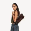 Sac City pour femme, modèle East-West, couleur espresso clair Sac City pour femme, modèle East-West, couleur espresso clair