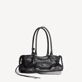 Sac City pour femme, modèle East-West, en noir