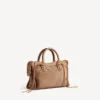 Sac City pour femme, petit format, couleur biscuit Sac City pour femme, petit format, couleur biscuit