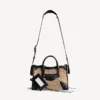 Sac « City » pour femme, petit format, couleur naturel/noir Sac « City » pour femme, petit format, couleur naturel/noir