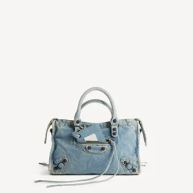 Sac City pour femme, petit modèle, bleu