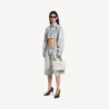 Sac City pour femme, petit modèle à clous géants et strass, blanc optique Sac City pour femme, petit modèle à clous géants et strass, blanc optique