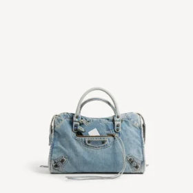 Sac City pour femme, taille moyenne, bleu