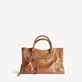 Sac « City » pour femme, taille moyenne, couleur camel