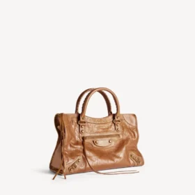 Sac « City » pour femme, taille moyenne, couleur camel