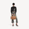 Sac « City » pour femme, taille moyenne, couleur camel
