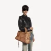 Sac « City » pour femme, taille moyenne, couleur camel