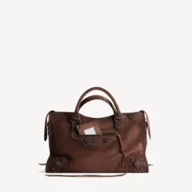 Sac City pour femme, taille moyenne, couleur espresso clair