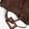 Sac City pour femme, taille moyenne, couleur espresso clair Sac City pour femme, taille moyenne, couleur espresso clair
