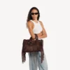 Sac City pour femme, taille moyenne, couleur espresso clair Sac City pour femme, taille moyenne, couleur espresso clair