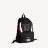 Sac à dos Explorer Balenciaga pour homme | Collaboration NBA, noir/blanc/rouge vermillon