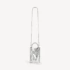 Sac fourre-tout City pour femme avec porte-téléphone, couleur argent Sac fourre-tout City pour femme avec porte-téléphone, couleur argent
