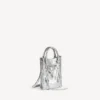 Sac fourre-tout City pour femme avec porte-téléphone, couleur argent Sac fourre-tout City pour femme avec porte-téléphone, couleur argent